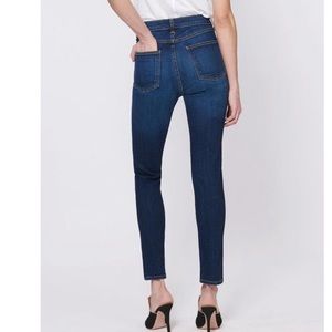 Veronica Beard Blue Skinny Jeans High-Waisted Tapered